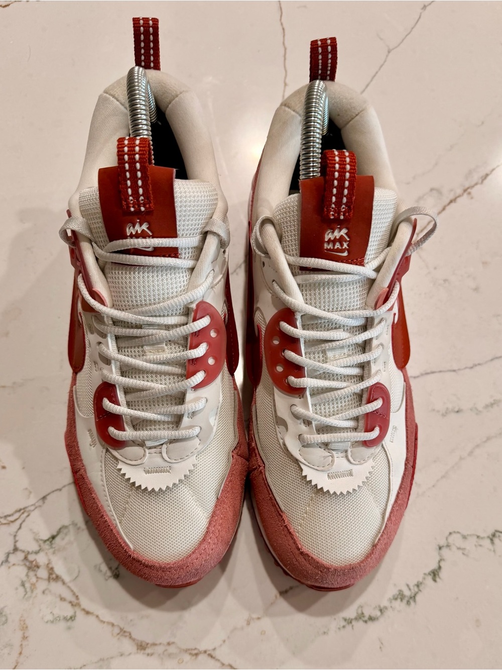 Nike Women's Air Max 90 Futura shoes "Red Stardust" size 8 - Picture 8 of 11